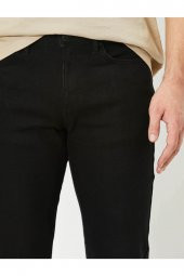 Erkek Jean Pantolon Siyah thumbnail 5