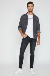 Erkek Justin Super Skinny Jean Pantolon - 1