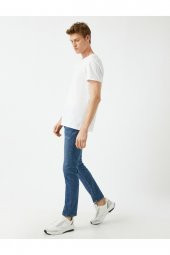 Erkek Mavi Brad Slim Fit Jean Pantolon - 2