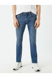 Erkek Mavi Brad Slim Fit Jean Pantolon - 3