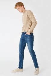 Erkek Orta İndigo Jeans 1KAM45018LD - 7