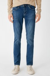 Erkek Orta İndigo Jeans 1KAM45018LD - 8