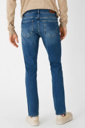 Erkek Orta İndigo Jeans 1KAM45018LD - 9