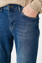 Erkek Orta İndigo Jeans 1KAM45018LD - 10