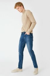 Erkek Orta İndigo Jeans 1KAM45018LD - 12
