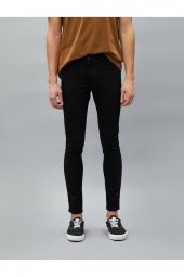 Erkek Siyah Jean Pantolon - 3