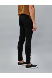 Erkek Siyah Jean Pantolon - 9