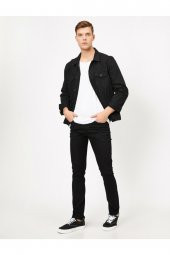 Erkek Siyah Jeans - 6
