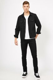 Erkek Siyah Jeans - 7