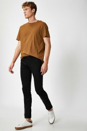Erkek Siyah Jeans 0YAM43592MD - 2