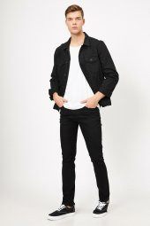 Erkek Siyah Jeans - 8