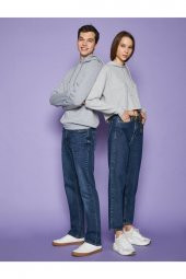 Erkek Siyah Kapüsonlu Sweatshirt 0YAM71593LK - 6
