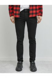 Erkek Siyah Micheal Skinny Fit Jean Pantolon - 3