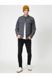 Erkek Siyah Pantolon 0YAM43187LD - 1