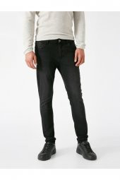 Erkek Siyah Skinny Jean - 3