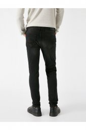 Erkek Siyah Skinny Jean - 4