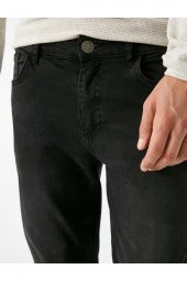 Erkek Siyah Skinny Jean - 5