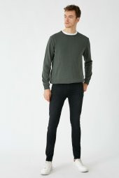 Erkek Siyah Skinny Fit Jean Pantolon - 2