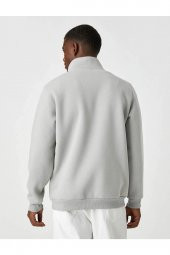 Erkek Sweatshirt Gri 3wam70064mk - 4