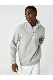 Erkek Sweatshirt Gri 3wam70064mk - 1