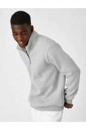 Erkek Sweatshirt Gri 3wam70064mk - 2