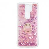 Xiaomi Redmi Note 8 Pro Kılıf Sulu Simli Akışkan Silikon - 5