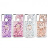 Xiaomi Redmi Note 8 Kılıf Sulu Simli Akışkan Silikon - 3