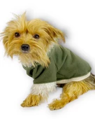 Furry Cream Kapşonlu Ceket Sweat by Kemique Köpek Kazağı - 5