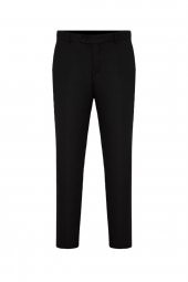 Slim Fit Siyah Erkek Pantolon - 1