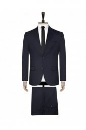 6 Drop Slim Fit Lacivert Yeleksiz Düz Takım Elbise - 1