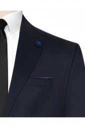 6 Drop Slim Fit Lacivert Yeleksiz Düz Takım Elbise - 3
