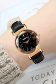 Kadın Kol Saati Rose Gold Lüks Moda Şık Saat thumbnail 1
