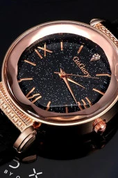 Kadın Kol Saati Rose Gold Lüks Moda Şık Kol Saati G4417s thumbnail 2