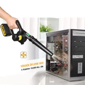 CAT DX91B 18Volt Profesyonel Devir Ayarlı Üfleyici + 5 Parça Aksesuar (Akü Dahil Değildir) - 3