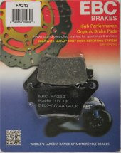 Yamaha Mt-03 Arka Fren Balatası Ebc Fa213 Balata - 1