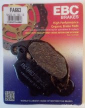 Yamaha Mt-25 Abs Ön Fren Balatası Ebc Fa663 Balata N11.36121 - 1