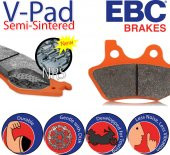 Yamaha Vmax Arka Fren Balatası Ebc Fa088V Yarı Sinterli Balata - 1