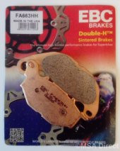 Yamaha Yzf R25 Abs Ön Fren Balatası Ebc Fa663Hh Sinterli Balata N11.69654 - 1