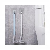 Ergonomik Silikon Banyo Tuvalet Klozet Temizleme Fırçası Askılı - 3
