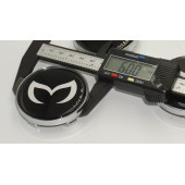 Mazda Batman Logo Jant Göbeği Kapak Seti 60mm - 6