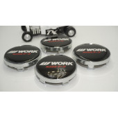 Work Logo Jant Göbeği Kapak Seti 60mm - 4