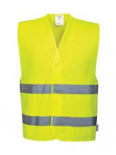 Portwest Fosforlu İkaz Yeleği 140 Gram - Reflektörlü Güvenlik Yeleği - 1