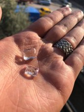 Doğal Topaz Taşı 66 Adet - Mavi Yeşil Beyaz Pembe Topaz Taşı - 5