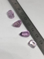 Doğal Topaz Taşı 66 Adet - Mavi Yeşil Beyaz Pembe Topaz Taşı - 7