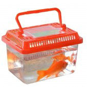 Betta Kabı 18x11x13cm - Mika Kaplumbağa Balık Taşıma Kabı - 1