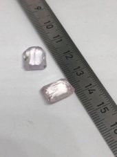 Doğal Topaz Taşı 66 Adet - Mavi Yeşil Beyaz Pembe Topaz Taşı - 9