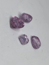 Doğal Topaz Taşı 66 Adet - Mavi Yeşil Beyaz Pembe Topaz Taşı - 11