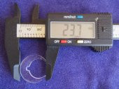 Yarım Hilal Şeklinde Plastik Parça 150 Adet thumbnail 3