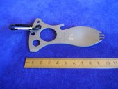 CRKT 9100K Eat'N Tool Çatallı Kaşık Seti - Kampçı Çok Amaçlı Set - 6