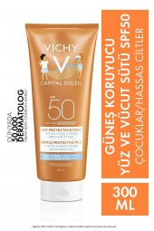 VICHY CAPITAL SOLEIL YÜZ VE VÜCUT SÜTÜ SPF50+ 300ML-ÇOCUKLAR İÇİN - 1